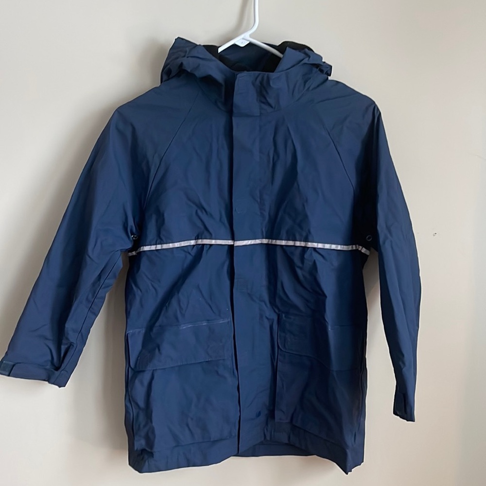 Lands End insulated raincoat